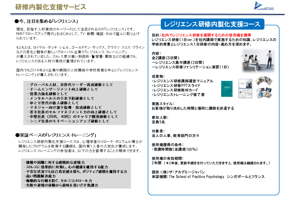 内製化コンテンツ一式