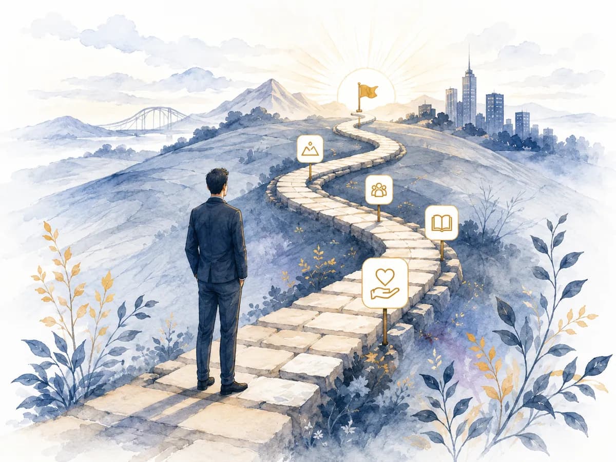 20代から60代へ、年代を重ねながら上っていくキャリアの道のり