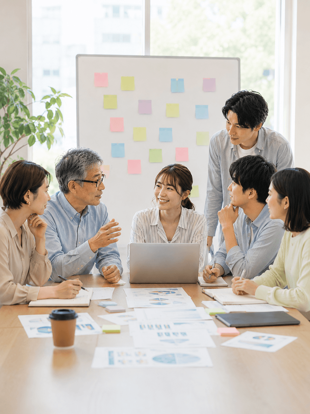 世代や立場の異なるメンバーが対話する様子